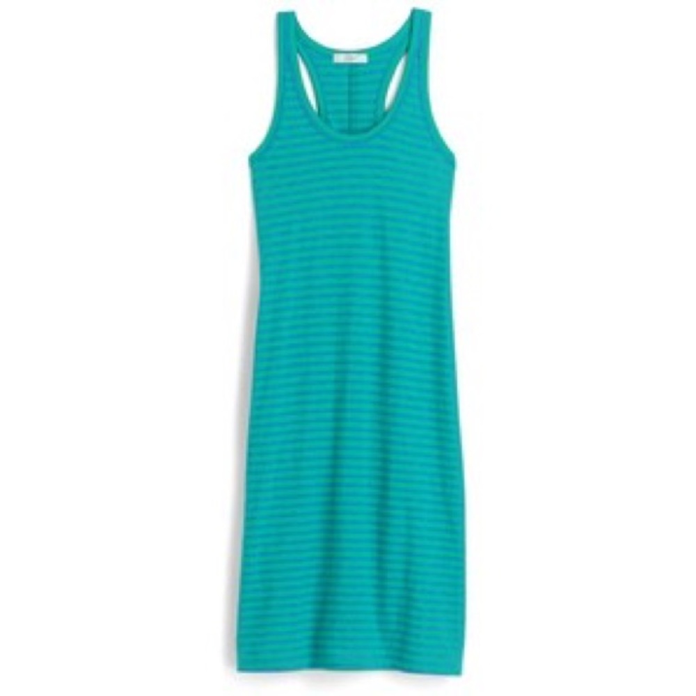NWOT J. Crew Racerback Tank Dress 💚💙